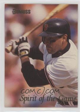 1993 Donruss - Spirit of the Game #SG8 - Will Clark