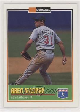 1993 Duracell Power Players Series II - [Base] #12 - Greg Maddux