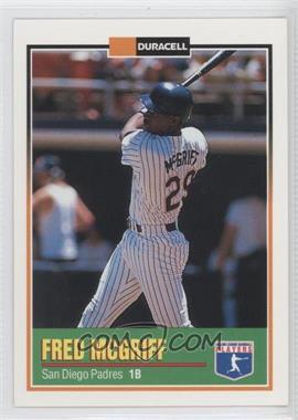 1993 Duracell Power Players Series II - [Base] #9 - Fred McGriff