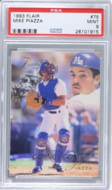 1993 Flair - [Base] #75 - Mike Piazza [PSA 9 MINT]