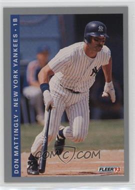 1993 Fleer - [Base] #281 - Don Mattingly