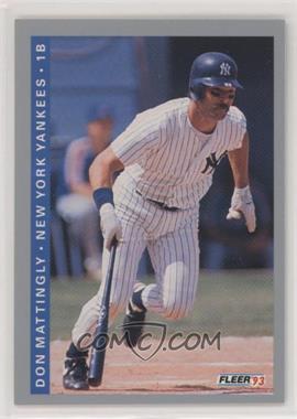 1993 Fleer - [Base] #281 - Don Mattingly