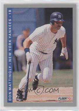 1993 Fleer - [Base] #281 - Don Mattingly