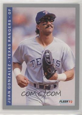 1993 Fleer - [Base] #322 - Juan Gonzalez