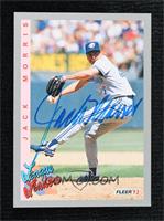 Jack Morris [JSA Certified COA Sticker]