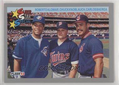 1993 Fleer - [Base] #357 - Roberto Alomar, Chuck Knoblauch, Carlos Baerga