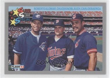 1993 Fleer - [Base] #357 - Roberto Alomar, Chuck Knoblauch, Carlos Baerga