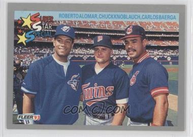 1993 Fleer - [Base] #357 - Roberto Alomar, Chuck Knoblauch, Carlos Baerga