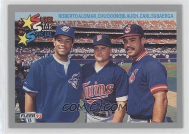 1993 Fleer - [Base] #357 - Roberto Alomar, Chuck Knoblauch, Carlos Baerga