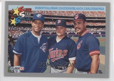 1993 Fleer - [Base] #357 - Roberto Alomar, Chuck Knoblauch, Carlos Baerga