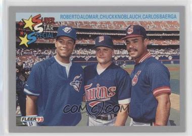 1993 Fleer - [Base] #357 - Roberto Alomar, Chuck Knoblauch, Carlos Baerga