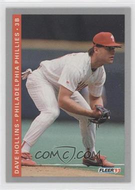 1993 Fleer - [Base] #491 - Dave Hollins