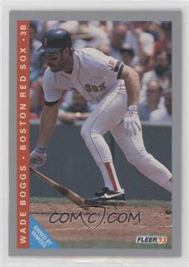 1993 Fleer - [Base] #554 - Wade Boggs