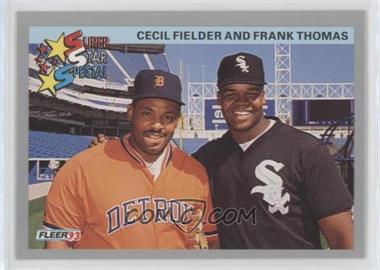 1993 Fleer - [Base] #714 - Cecil Fielder, Frank Thomas