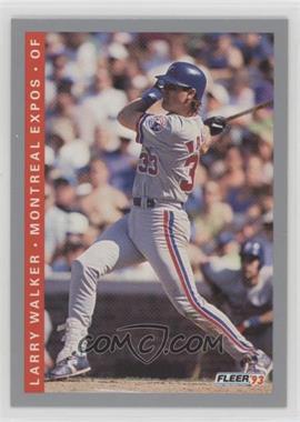 1993 Fleer - [Base] #81 - Larry Walker