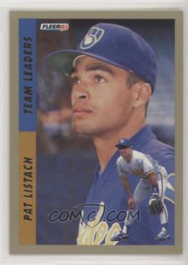 1993 Fleer - Series 1 American League Team Leaders #3 - Pat Listach