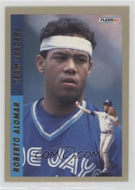 1993 Fleer - Series 1 American League Team Leaders #9 - Roberto Alomar