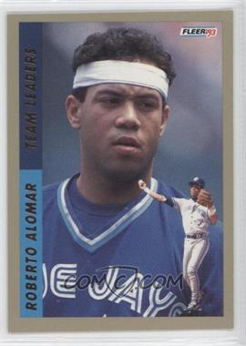 1993 Fleer - Series 1 American League Team Leaders #9 - Roberto Alomar