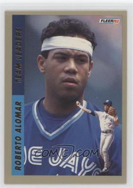 1993 Fleer - Series 1 American League Team Leaders #9 - Roberto Alomar