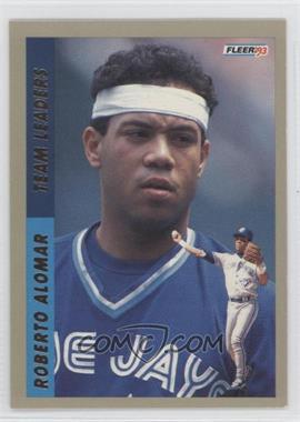 1993 Fleer - Series 1 American League Team Leaders #9 - Roberto Alomar