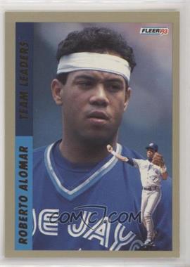 1993 Fleer - Series 1 American League Team Leaders #9 - Roberto Alomar