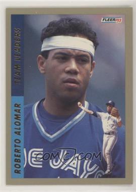 1993 Fleer - Series 1 American League Team Leaders #9 - Roberto Alomar