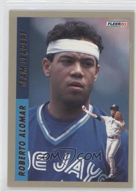 1993 Fleer - Series 1 American League Team Leaders #9 - Roberto Alomar