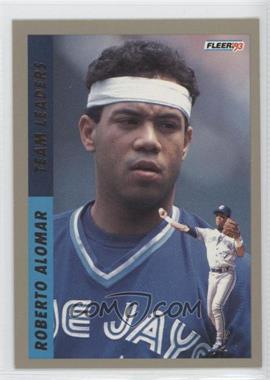 1993 Fleer - Series 1 American League Team Leaders #9 - Roberto Alomar