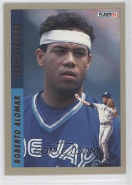 1993 Fleer - Series 1 American League Team Leaders #9 - Roberto Alomar