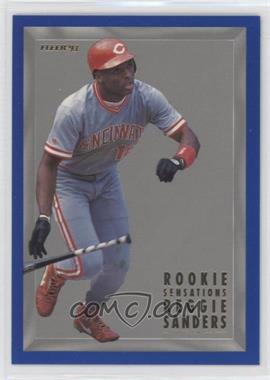 1993 Fleer - Series 1 Rookie Sensations #7 - Reggie Sanders [EX to NM]