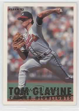 1993 Fleer - Tom Glavine Career Highlights #2.1 - Tom Glavine (Facing Left)