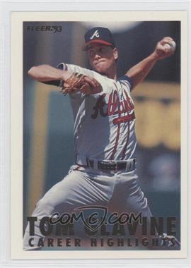 1993 Fleer - Tom Glavine Career Highlights #7.1 - Tom Glavine (Facing Left)