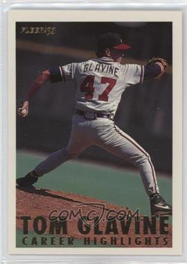 1993 Fleer - Tom Glavine Career Highlights #7.2 - Tom Glavine (Facing Right)