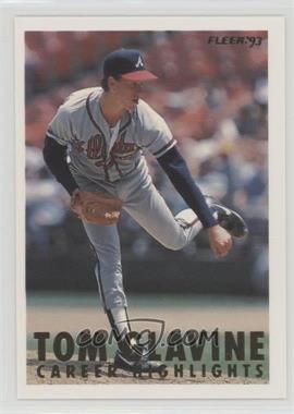 1993 Fleer - Tom Glavine Career Highlights #9.1 - Tom Glavine (Facing Right)