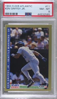 1993 Fleer Atlantic Collector's Edition - [Base] #11 - Ken Griffey Jr. [PSA 8 NM‑MT]