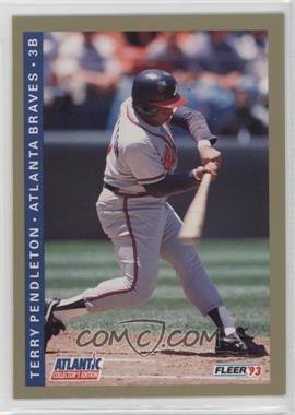 1993 Fleer Atlantic Collector's Edition - [Base] #17 - Terry Pendleton