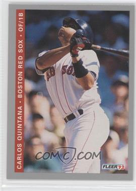 1993 Fleer Final Edition - [Base] #F-176 - Carlos Quintana