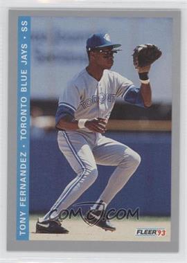 1993 Fleer Final Edition - [Base] #F-293 - Tony Fernandez