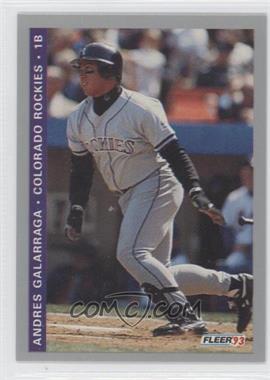 1993 Fleer Final Edition - [Base] #F-30 - Andres Galarraga