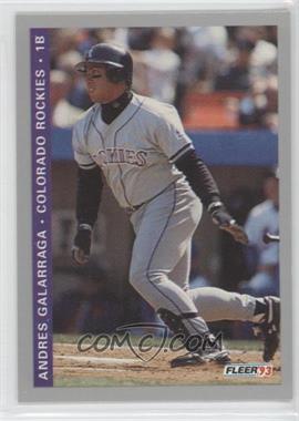 1993 Fleer Final Edition - [Base] #F-30 - Andres Galarraga