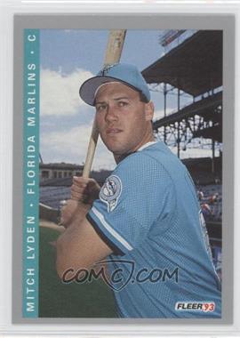 1993 Fleer Final Edition - [Base] #F-66 - Mitch Lyden