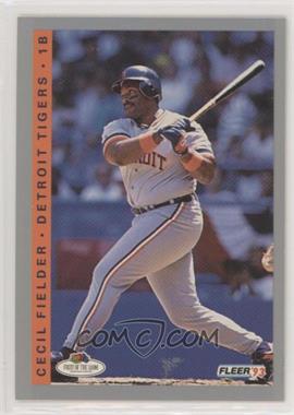 1993 Fleer Fruit of the Loom All-Stars - [Base] #19 - Cecil Fielder [Noted]