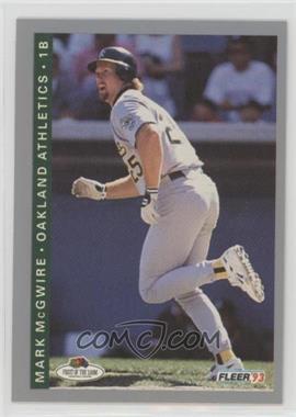 1993 Fleer Fruit of the Loom All-Stars - [Base] #46 - Mark McGwire