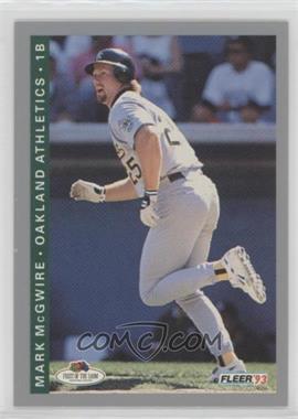 1993 Fleer Fruit of the Loom All-Stars - [Base] #46 - Mark McGwire