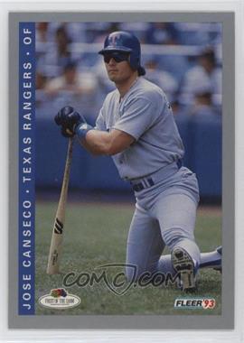 1993 Fleer Fruit of the Loom All-Stars - [Base] #9 - Jose Canseco