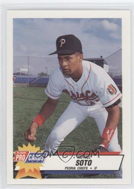 1993 Fleer ProCards Minor League - [Base] #1094 - Raphael Soto