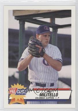 1993 Fleer ProCards Minor League - [Base] #1109 - Sam Militello