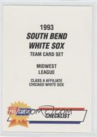 Checklist - South Bend White Sox