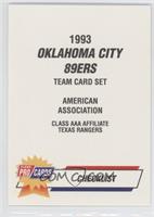 Checklist - Oklahoma City 89ers