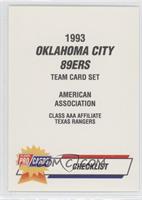 Checklist - Oklahoma City 89ers